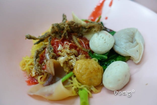 เมนูของร้าน ล้งเล้งลูกชิ้นปลา - ก๋วยเตี๋ยวเย็นตาโฟรสเยี่ยม สาขาบรรทัดทอง