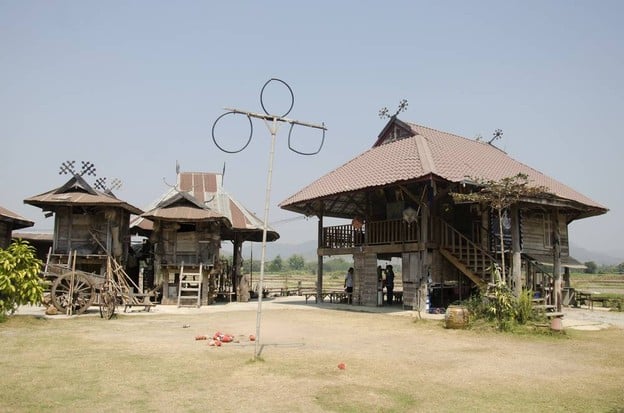 บรรยากาศ หมู่บ้านวัฒนธรรมไทดำ