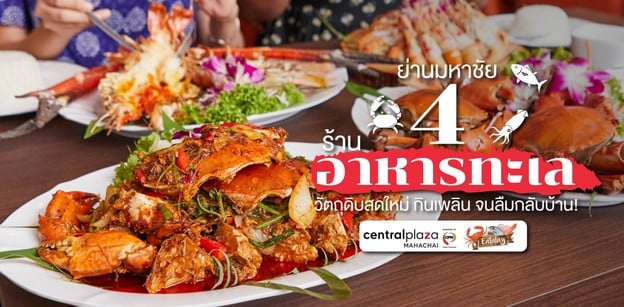 4 ร้านอาหารทะเลย่านมหาชัย วัตถุดิบสดใหม่ กินเพลิน จนลืมกลับบ้าน!