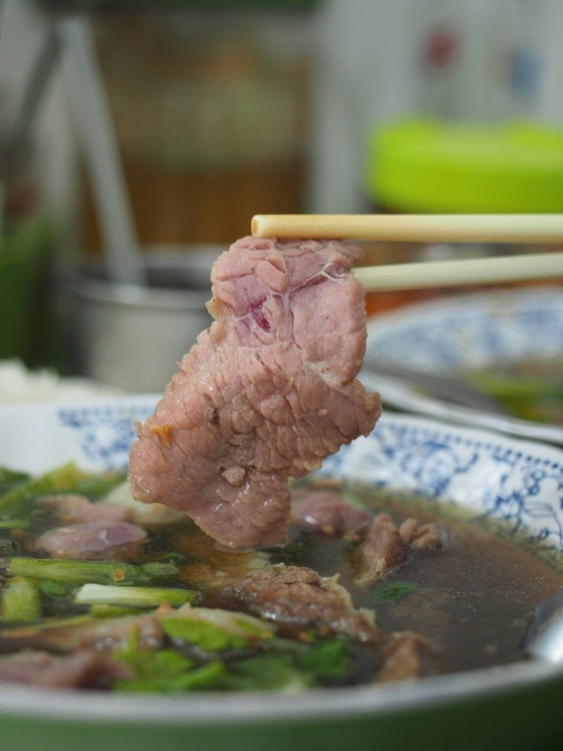 เมนูของร้าน เกาเหลาเนื้อวัวไร้เทียมทานราชวัตร