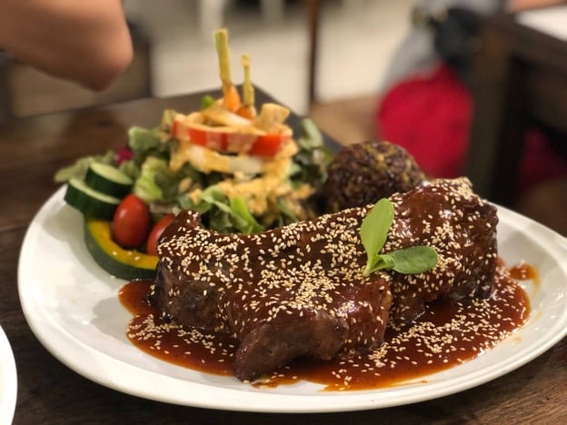 เมนูของร้าน สวนผัก โอ้กะจู๋ Siam Square One ชั้น3