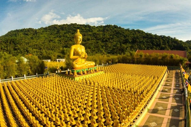 บรรยากาศ พุทธอุทยานมาฆบูชาอนุสรณ์