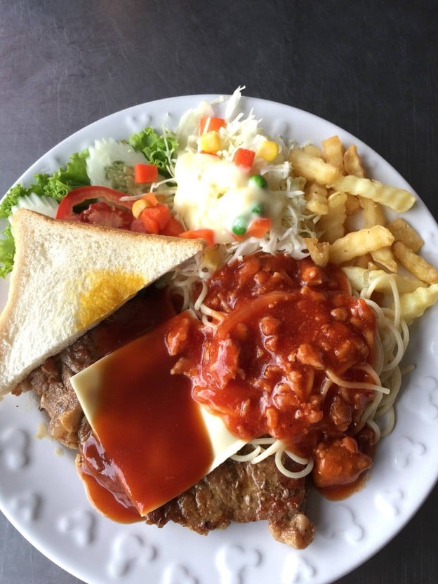 เมนูของร้าน สเต็กสามย่าน ทูเดย์ สเต็ก ปทุมวัน