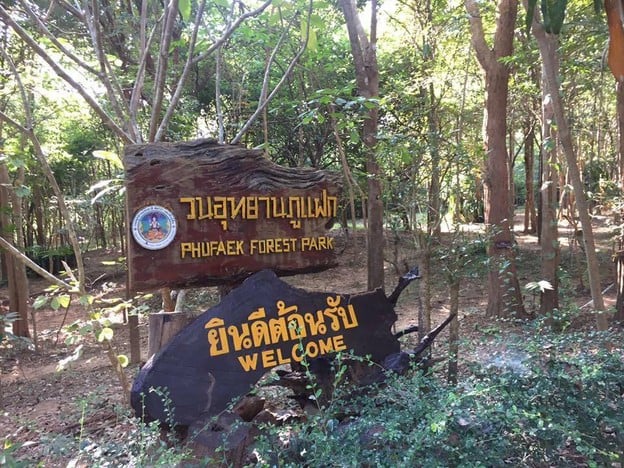 บรรยากาศ วนอุทยานภูแฝก