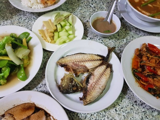 เมนูของร้าน ถนอมโภชนา