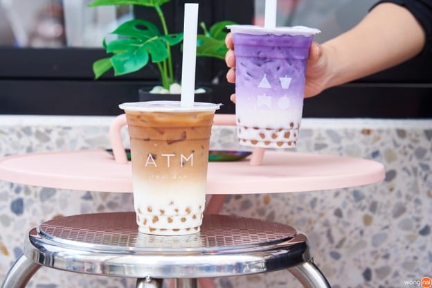 เมนูของร้าน ATM Tea Bar (เอทีเอ็มทีบาร์) สยามสแควร์