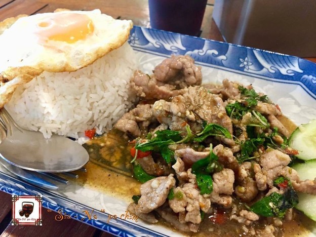 เมนูของร้าน บ้านกะเพรา