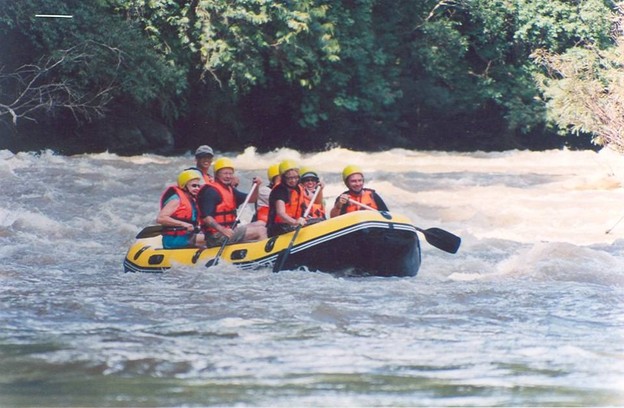 บรรยากาศ แก่งแม่น้ำปาย