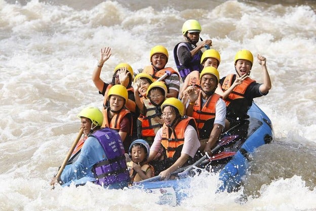 บรรยากาศ แก่งหินเพิง