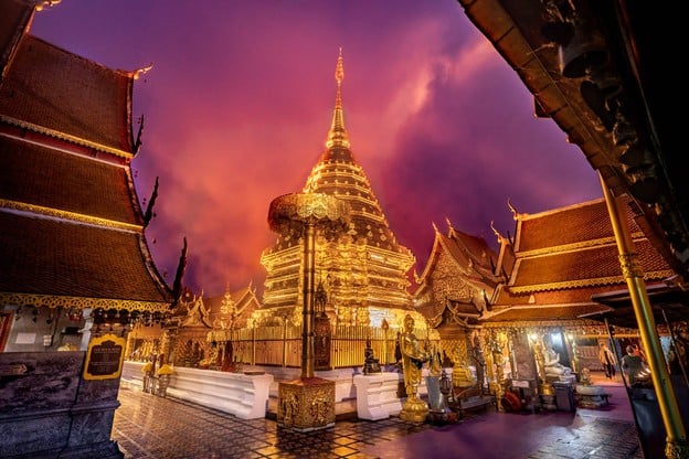 บรรยากาศ วัดพระธาตุดอยสุเทพราชวรวิหาร