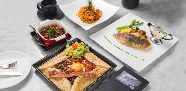 เมนูของร้าน La Creperie สยามพารากอน