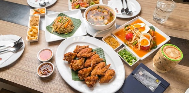 เมนูของร้าน ส้มตำนัว (เจ้าเก่าสยาม) สยามเซ็นเตอร์