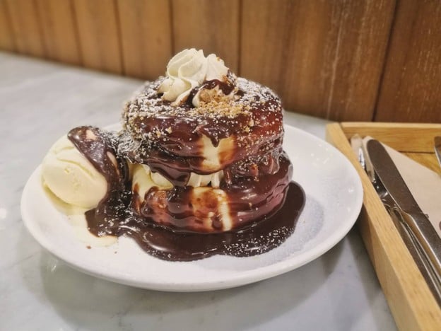 เมนูของร้าน FLUFF Pancake Cafe สยามพารากอน