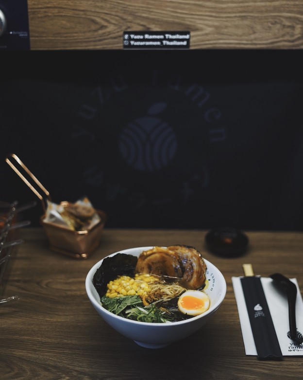 เมนูของร้าน Yuzu Ramen ゆずラーメン สยามสแควร์ ซอย 3