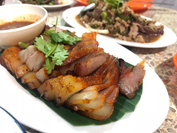 เมนูของร้าน ส้มตำกรอบ ทุ่งสง