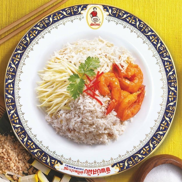 เมนูของร้าน ทิพย์สมัย ผัดไทยประตูผี ฝั่งพระนคร