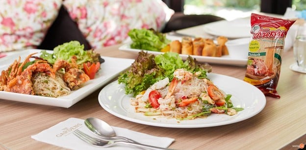 เมนูของร้าน The Gardens of Dinsor Palace