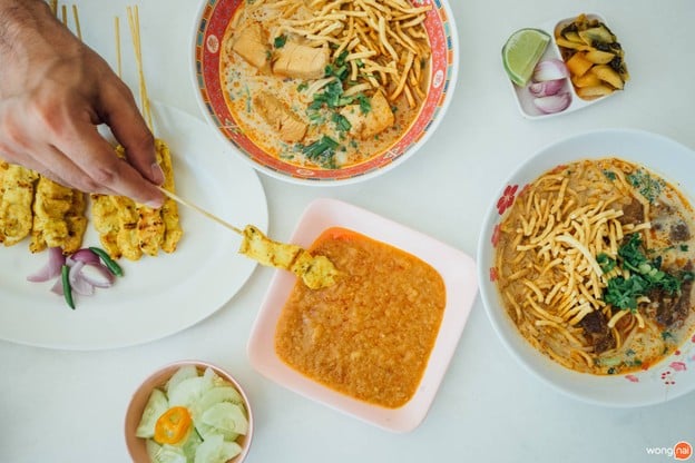 เมนูของร้าน ข้าวซอยอิสลาม