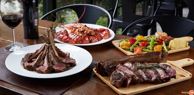 เมนูของร้าน Medium Rare Steak & Wine