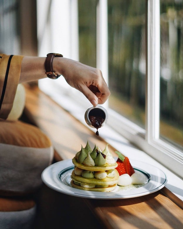 เมนูของร้าน gram Pancakes Samsen