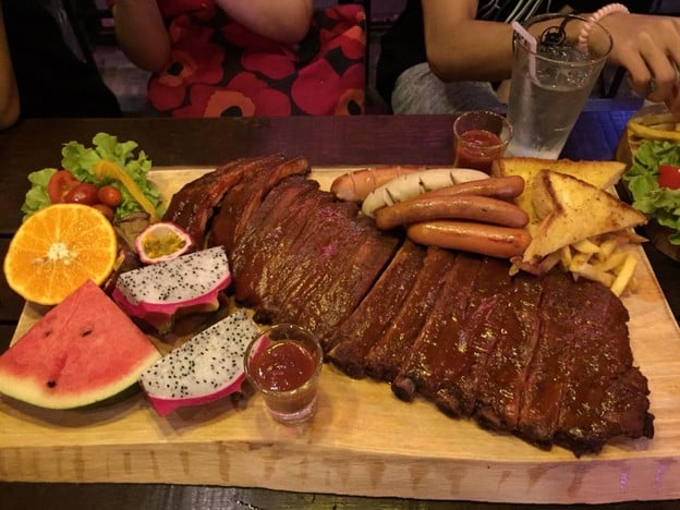 เมนูของร้าน Smack n' Smokes