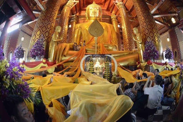 บรรยากาศ วัดพนัญเชิงวรวิหาร