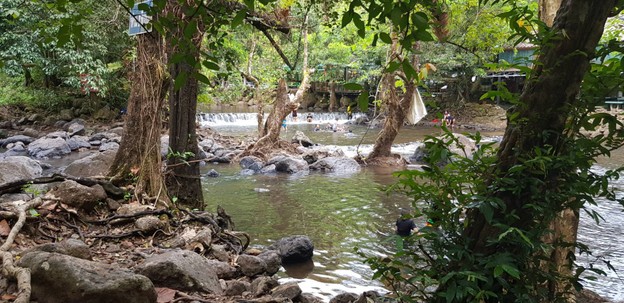บรรยากาศ น้ำตกนางรอง