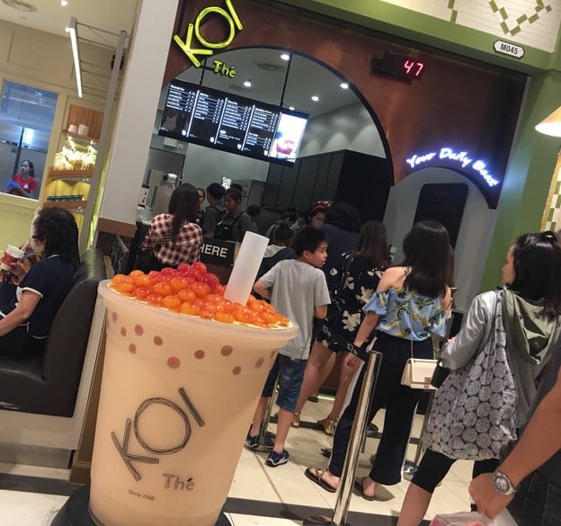 หน้าร้าน KOI Thé Terminal 21 Pattaya