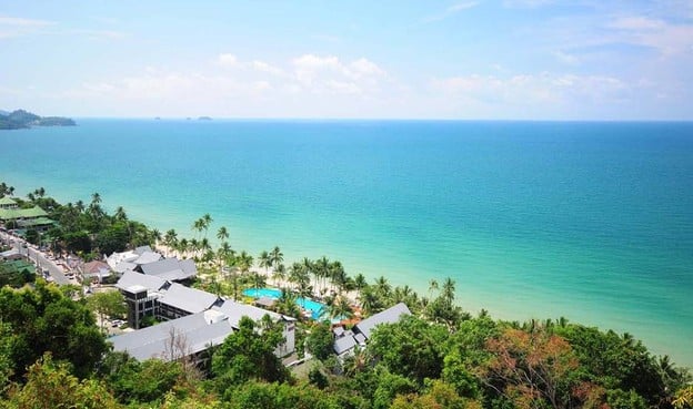 บรรยากาศ หาดทรายขาว