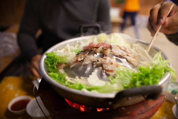 เมนูของร้าน สบายดีสี่องศา(หมูกะทะ)