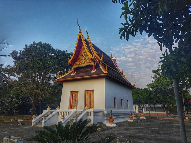 บรรยากาศ วัดใหญ่ท่าเสา