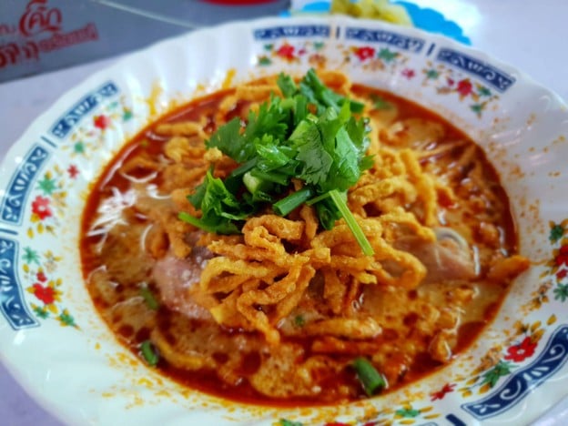 เมนูของร้าน ข้าวซอย ลุงประกิจกาดก้อม