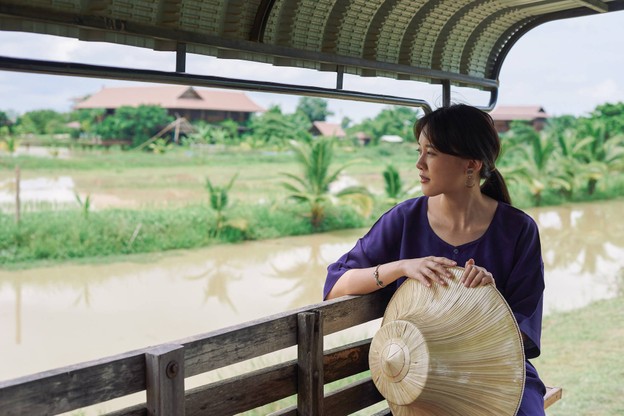 บรรยากาศ โครงการเกษตรอินทรีย์สนามบินสุโขทัย