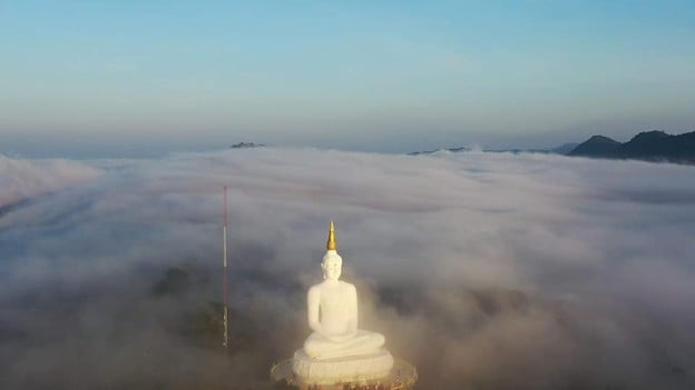 บรรยากาศ วัดเขาช่องชาด