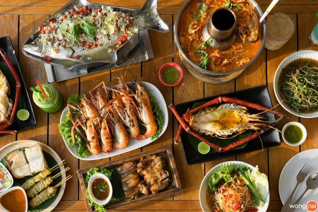 เมนูของร้าน เสวย ท่ามหาราช