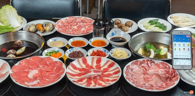 เมนูของร้าน เอบิสึ ชาบู