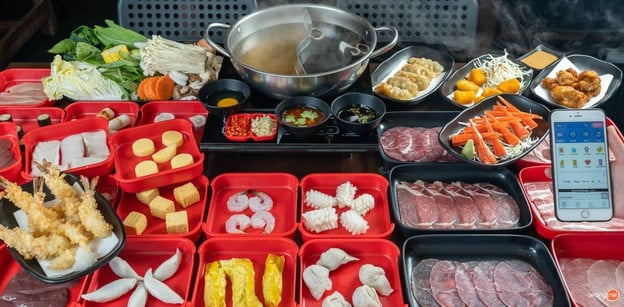 เมนูของร้าน Shabu Addict Rama 3