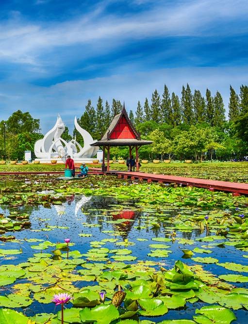 บรรยากาศ อุทยานบัวเฉลิมพระเกียรติ