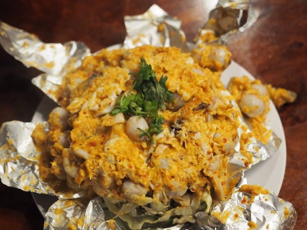 เมนูของร้าน กุ้งเป็น