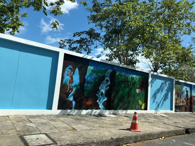 บรรยากาศ Street art hatyai