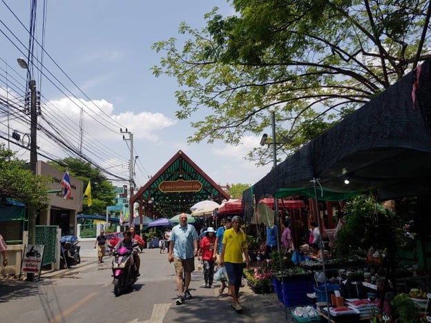 บรรยากาศ ตลาดน้ำตลิ่งชัน