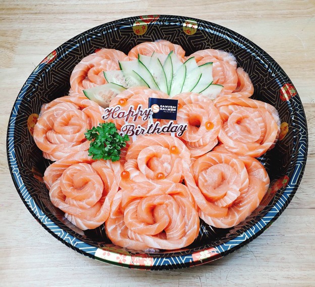 เมนูของร้าน Samurai Salmon Delivery นวมินทร์