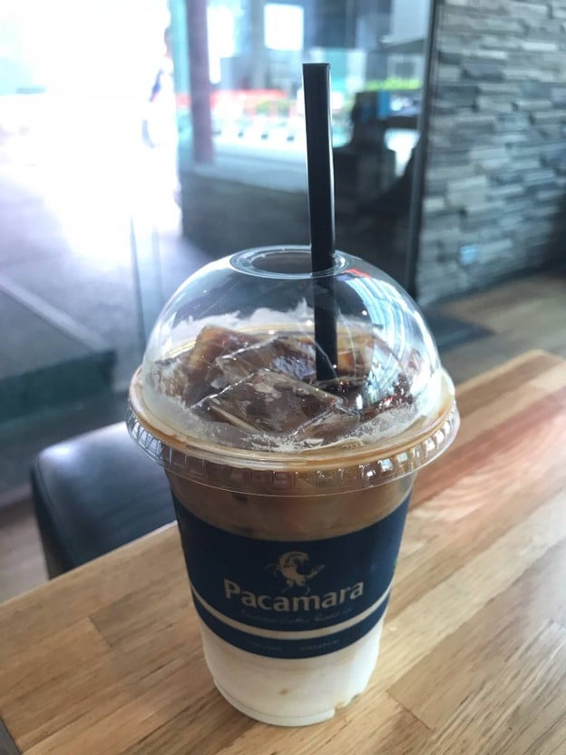 เมนูของร้าน PACAMARA หอสมุดคณะแพทยศาสตร์ จุฬาลงกรณ์มหาวิทยาลัย