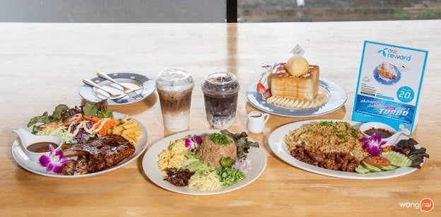 เมนูของร้าน ห้องสมุด  ไข่ข้น&สเต็ก 1