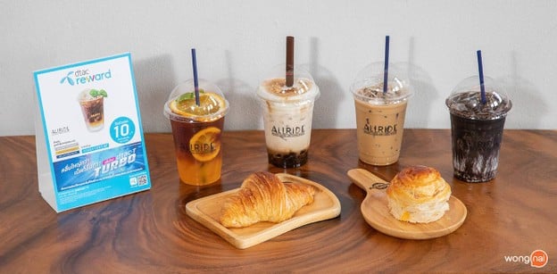 เมนูของร้าน ALLRIDE - coffee roaster ALLRIDE - ปตท.เพชรทรงธรรมปิโตรเลียม