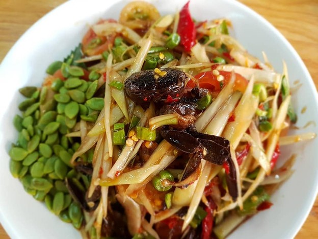 เมนูของร้าน ตำเว่อร์อุดร