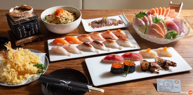 เมนูของร้าน Shinkai Premium Sushi Bar J Arena, Ratchapruk