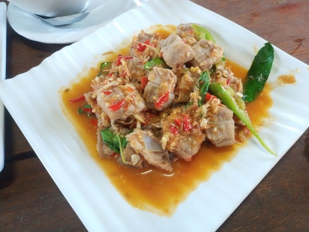 เมนูของร้าน ร้านอาหารครัวบ้านป่า
