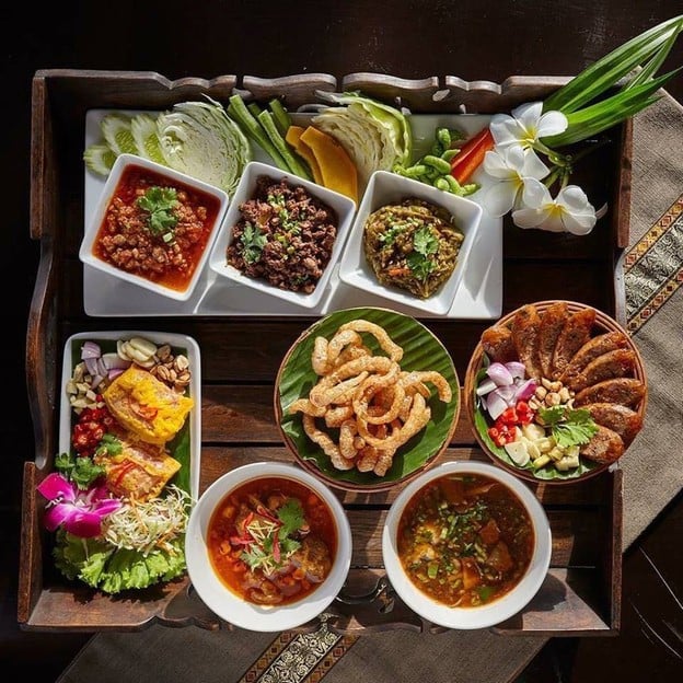 เมนูของร้าน บ้านอิ่มสบาย อาหารเหนือ