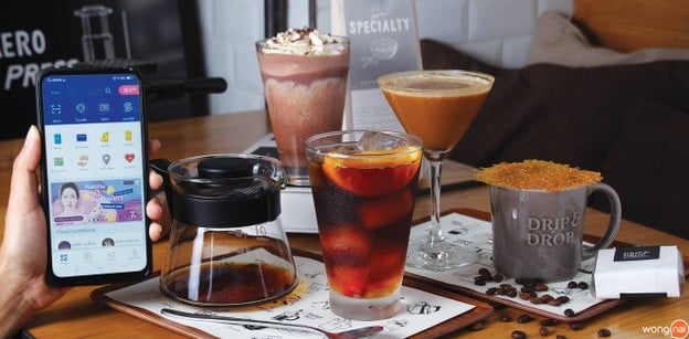 เมนูของร้าน DRIP & DROP COFFEE SUPPLY จีทาวเวอร์